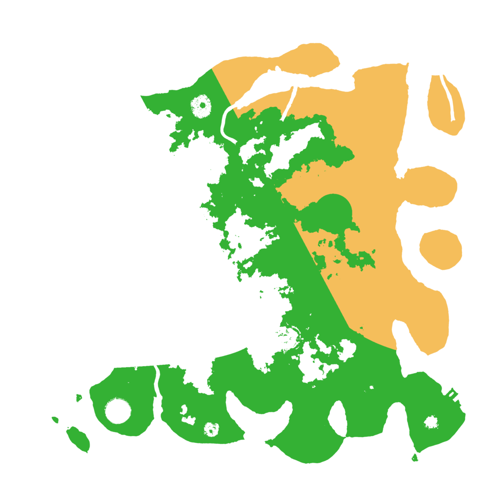 Biome Rust Map: Procedural Map, Size: 3500, Seed: 284469169