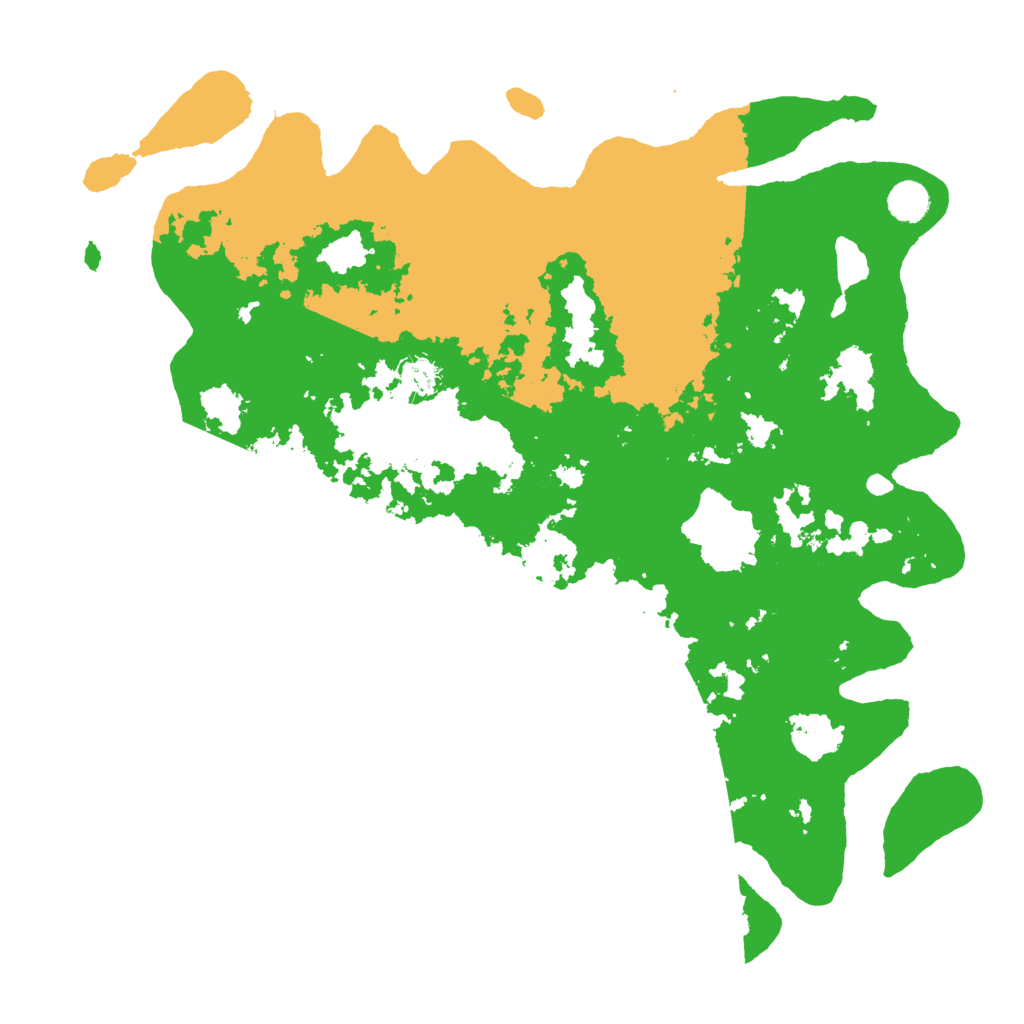 Biome Rust Map: Barren, Size: 4400, Seed: 92309846