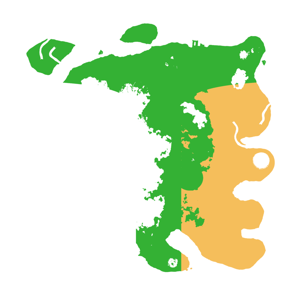 Biome Rust Map: Procedural Map, Size: 3250, Seed: 1613217933