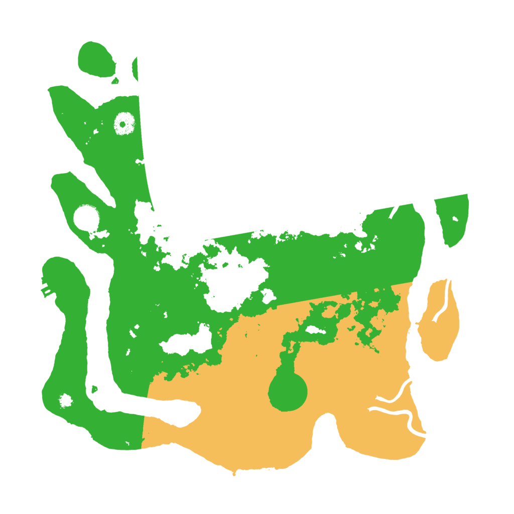 Biome Rust Map: Procedural Map, Size: 3500, Seed: 512784449