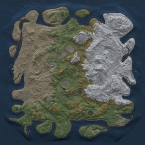 Thumbnail Rust Map: Procedural Map, Size: 4500, Seed: 243137, 19 Monuments