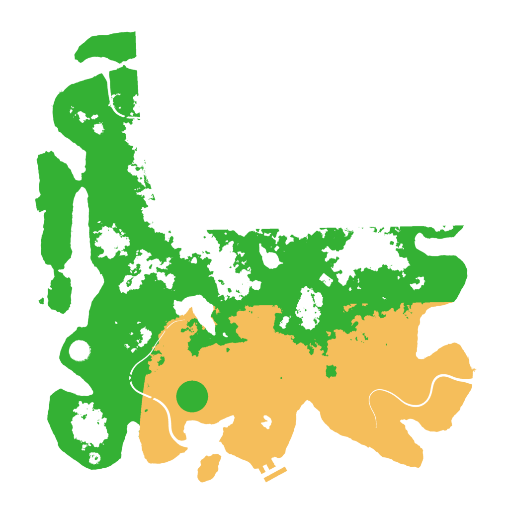 Biome Rust Map: Procedural Map, Size: 4250, Seed: 81400763