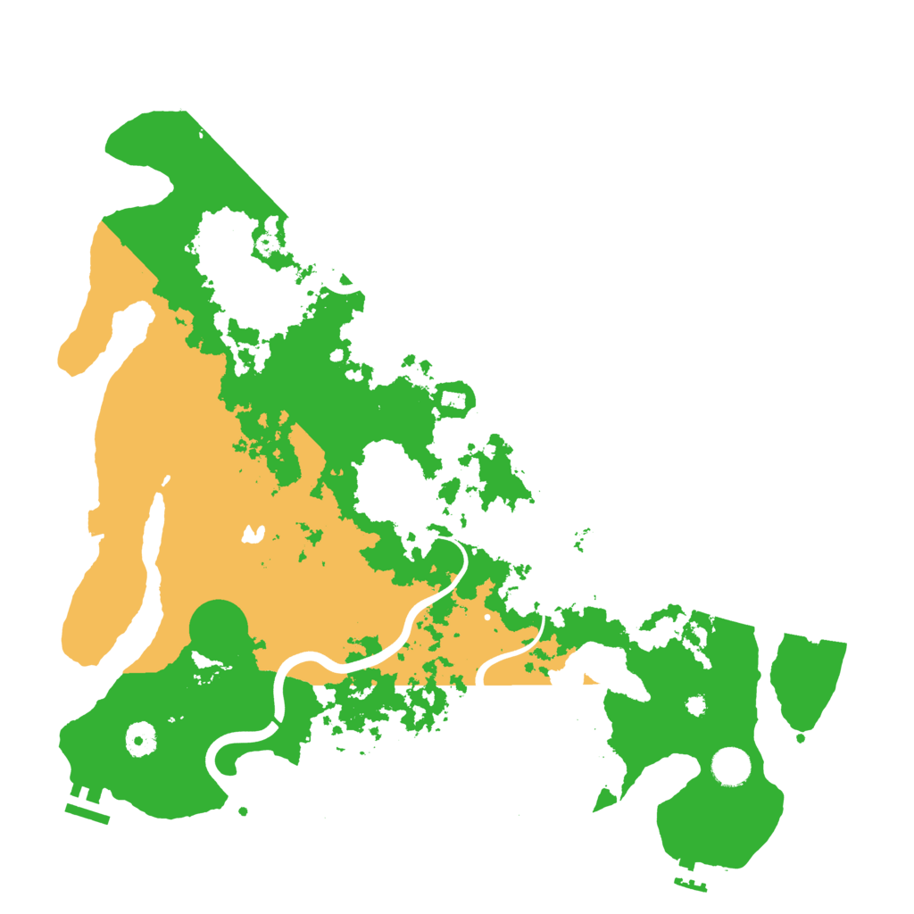 Biome Rust Map: Procedural Map, Size: 4100, Seed: 80965686