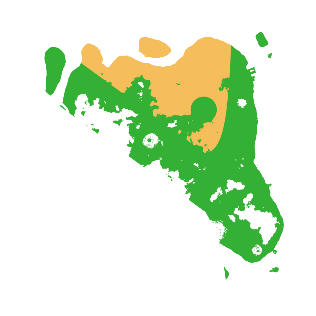 Biome Rust Map: Procedural Map, Size: 3200, Seed: 34025
