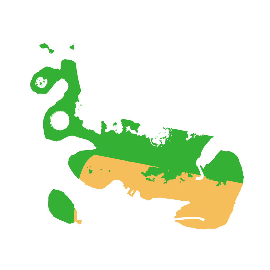 Biome Rust Map: Procedural Map, Size: 2500, Seed: 1352635714