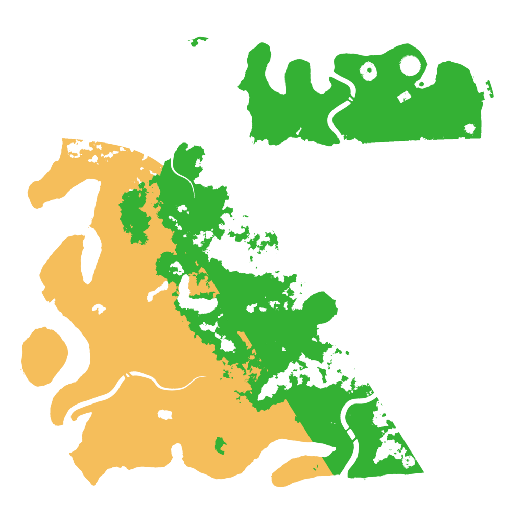 Biome Rust Map: Procedural Map, Size: 4500, Seed: 752386911