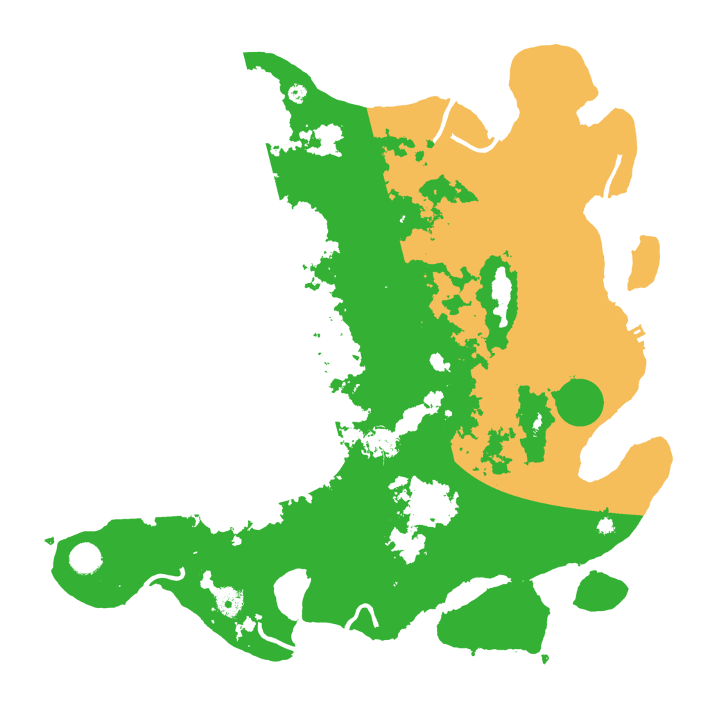 Biome Rust Map: Procedural Map, Size: 3950, Seed: 50804521