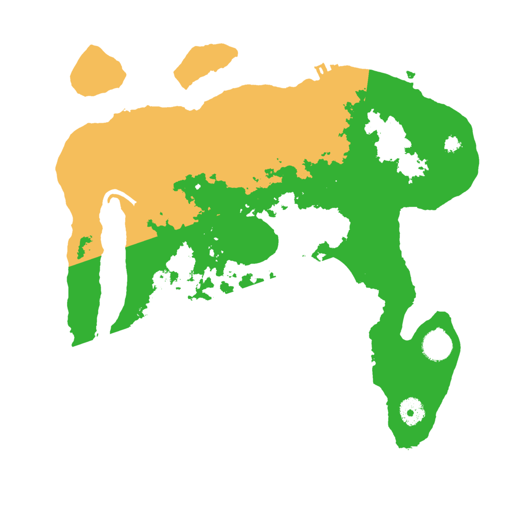 Biome Rust Map: Procedural Map, Size: 3000, Seed: 1600331867