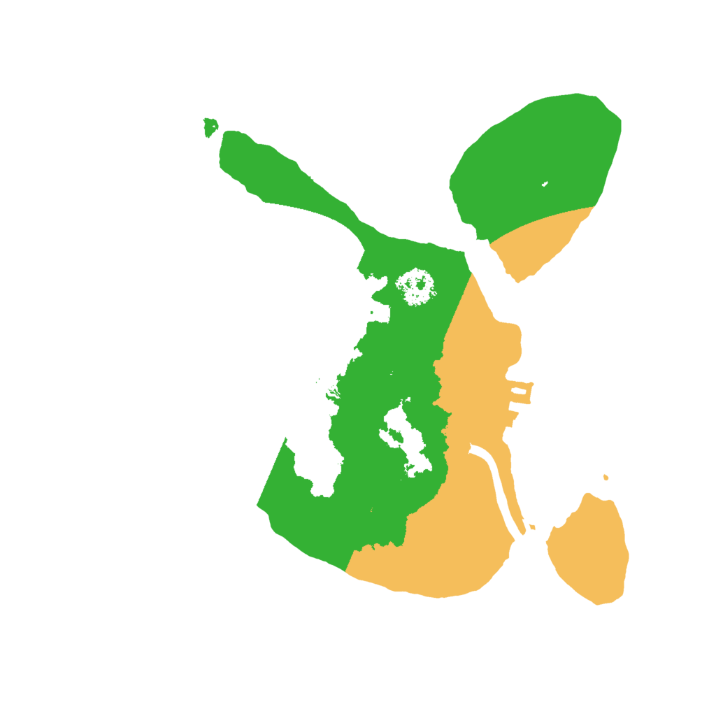 Biome Rust Map: Procedural Map, Size: 2000, Seed: 1585202470