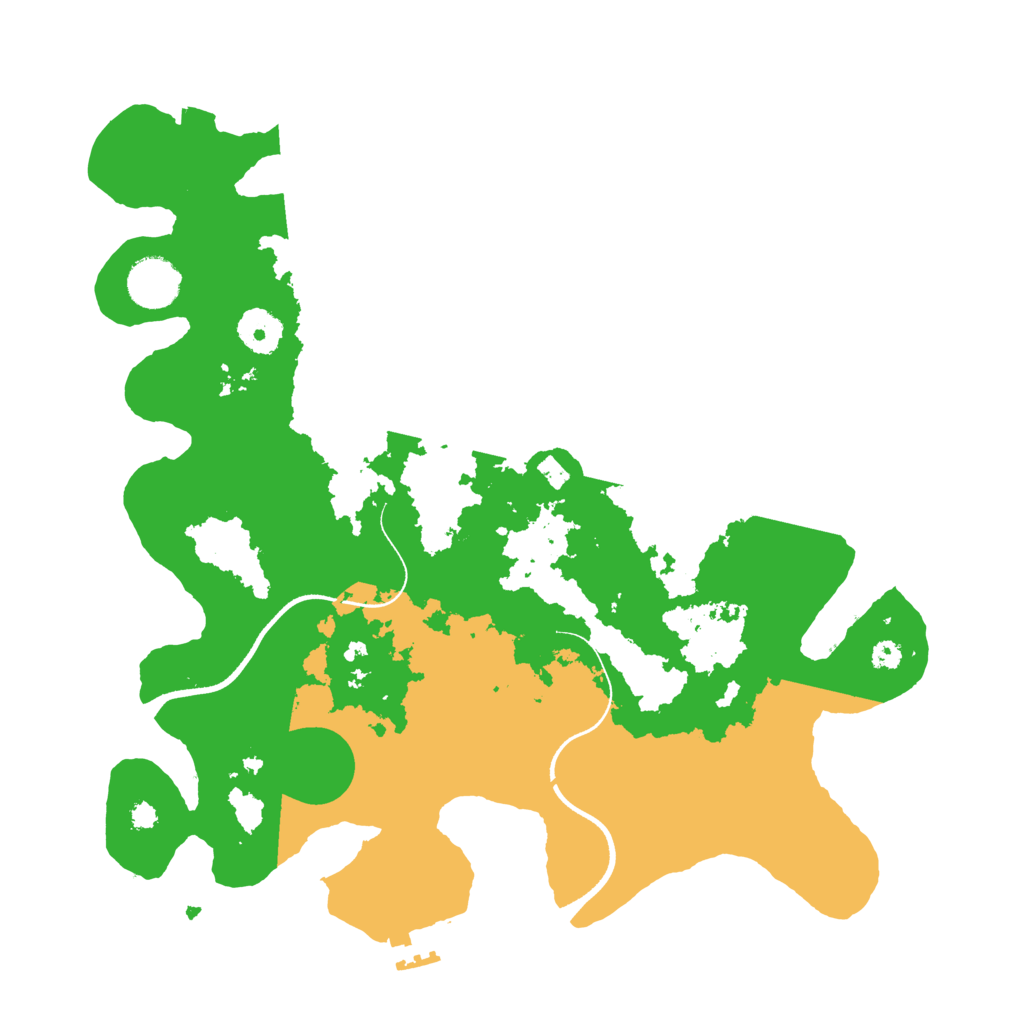 Biome Rust Map: Procedural Map, Size: 3500, Seed: 23263359