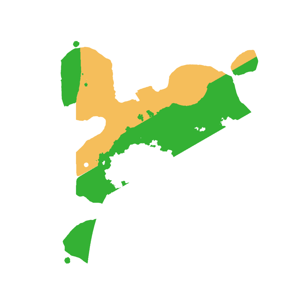 Biome Rust Map: Procedural Map, Size: 2000, Seed: 1664559673