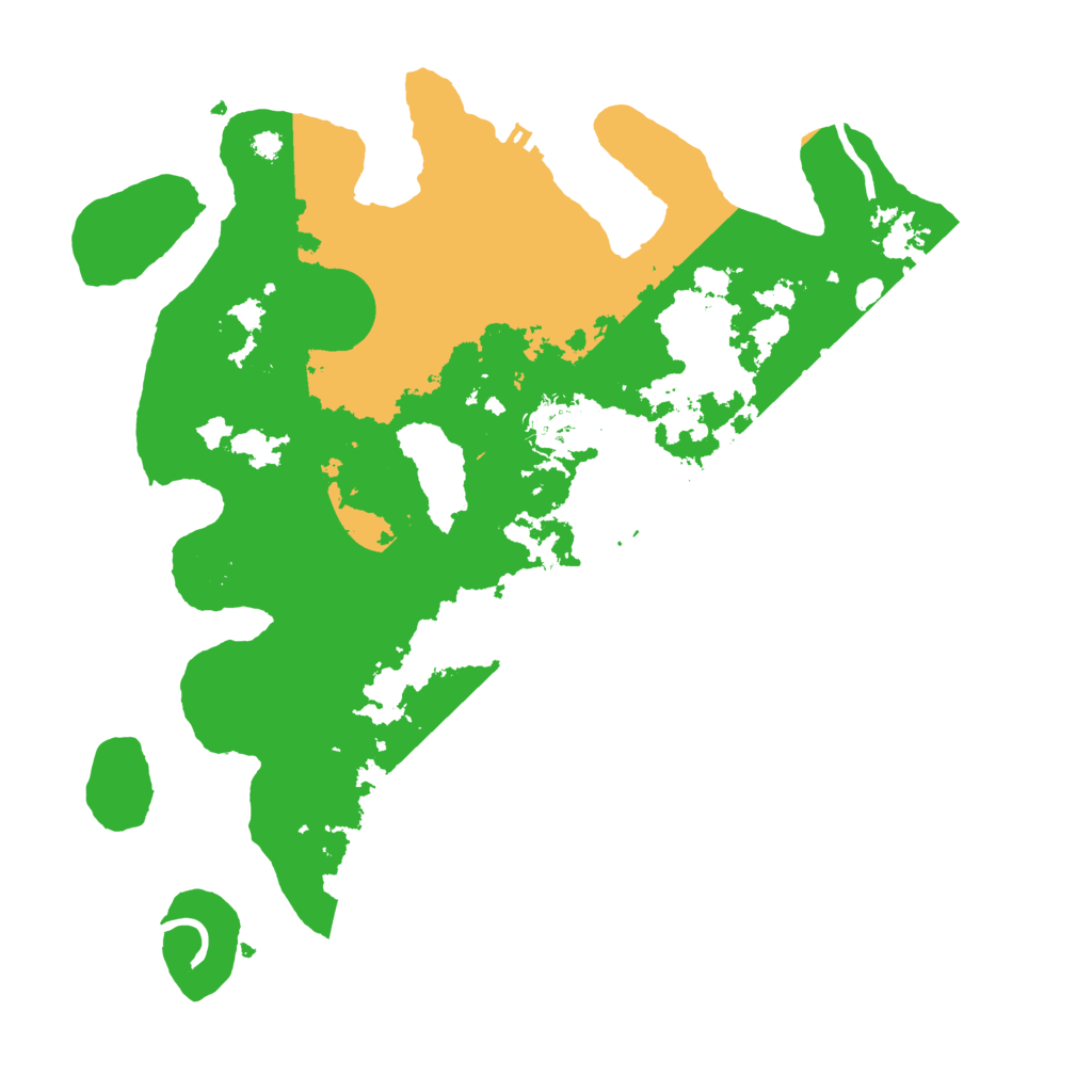 Biome Rust Map: Procedural Map, Size: 3500, Seed: 89615135