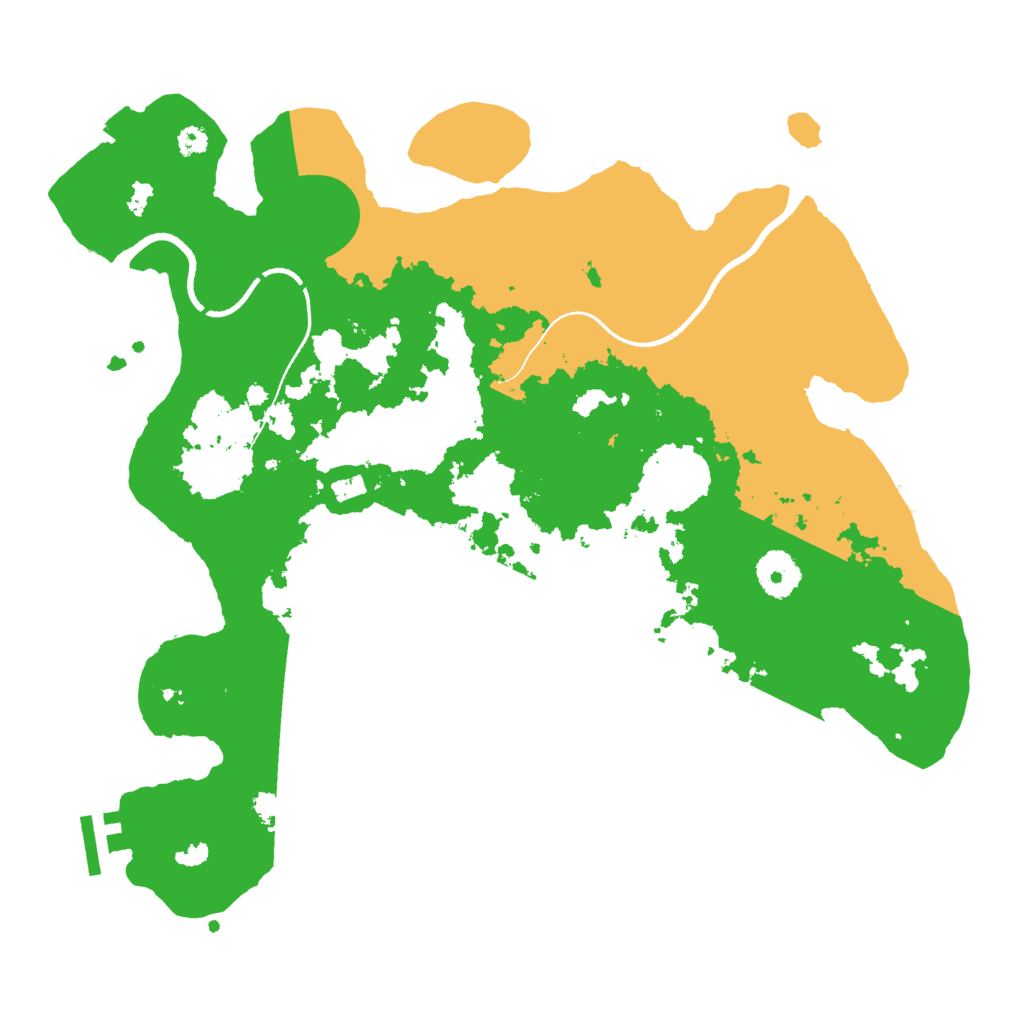 Biome Rust Map: Procedural Map, Size: 3450, Seed: 86333473