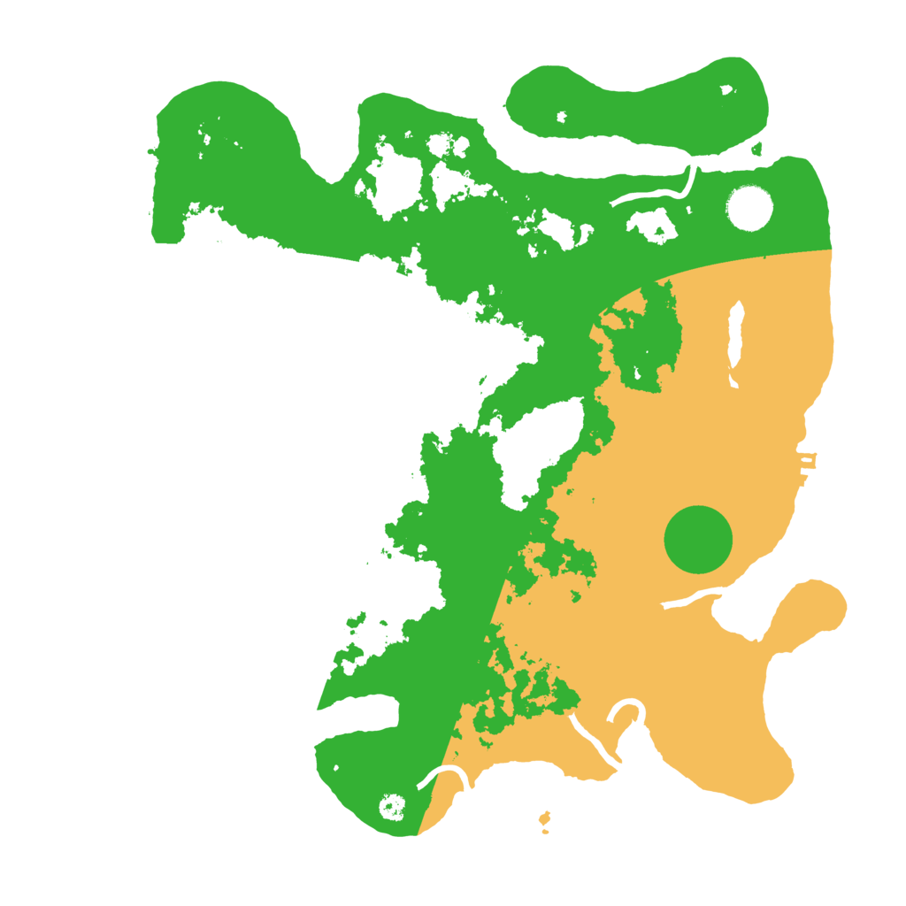 Biome Rust Map: Procedural Map, Size: 3500, Seed: 202306166