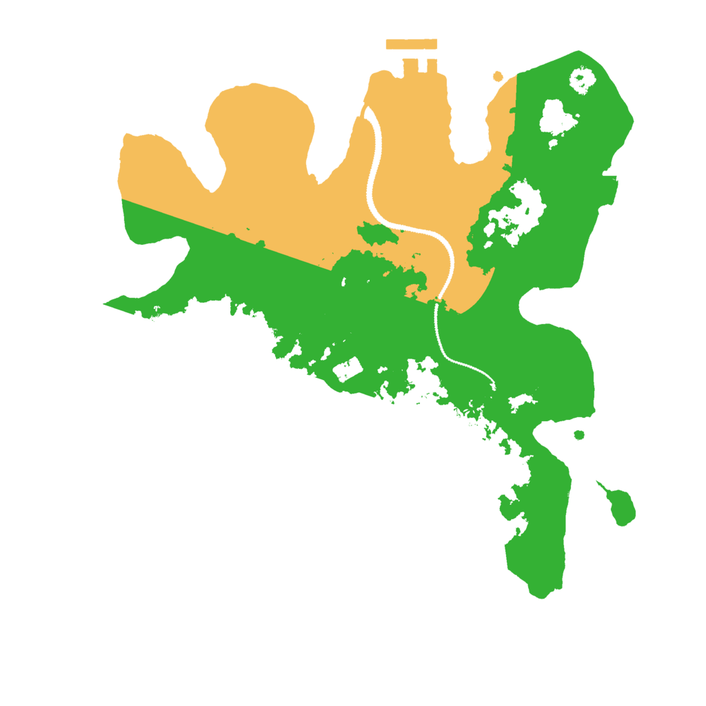 Biome Rust Map: Procedural Map, Size: 2800, Seed: 1315883