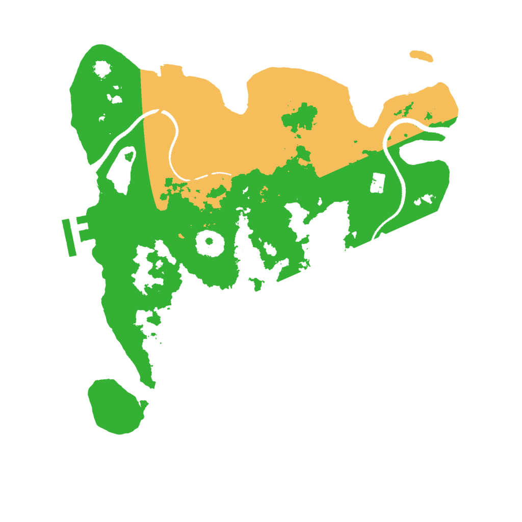 Biome Rust Map: Procedural Map, Size: 2800, Seed: 61017471