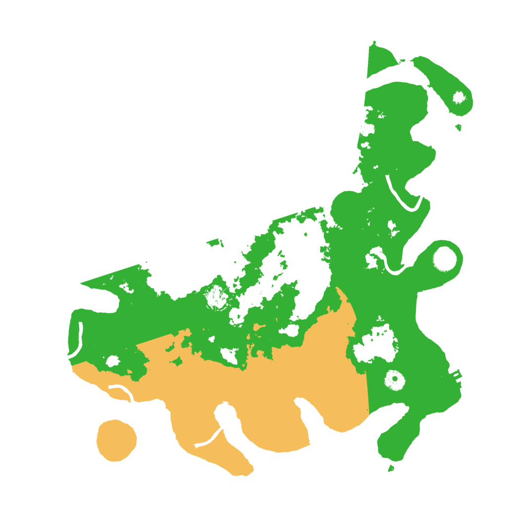 Biome Rust Map: Procedural Map, Size: 3800, Seed: 223357