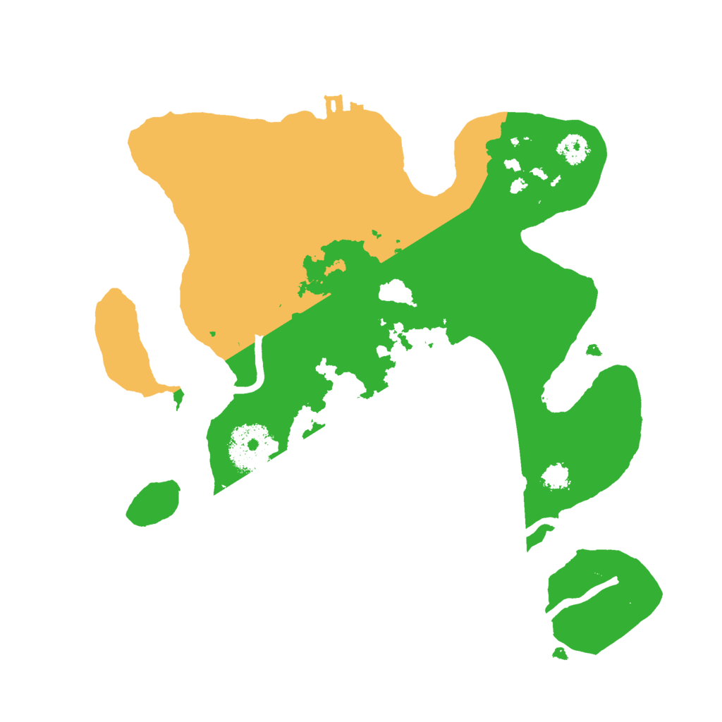 Biome Rust Map: Procedural Map, Size: 2500, Seed: 167167231
