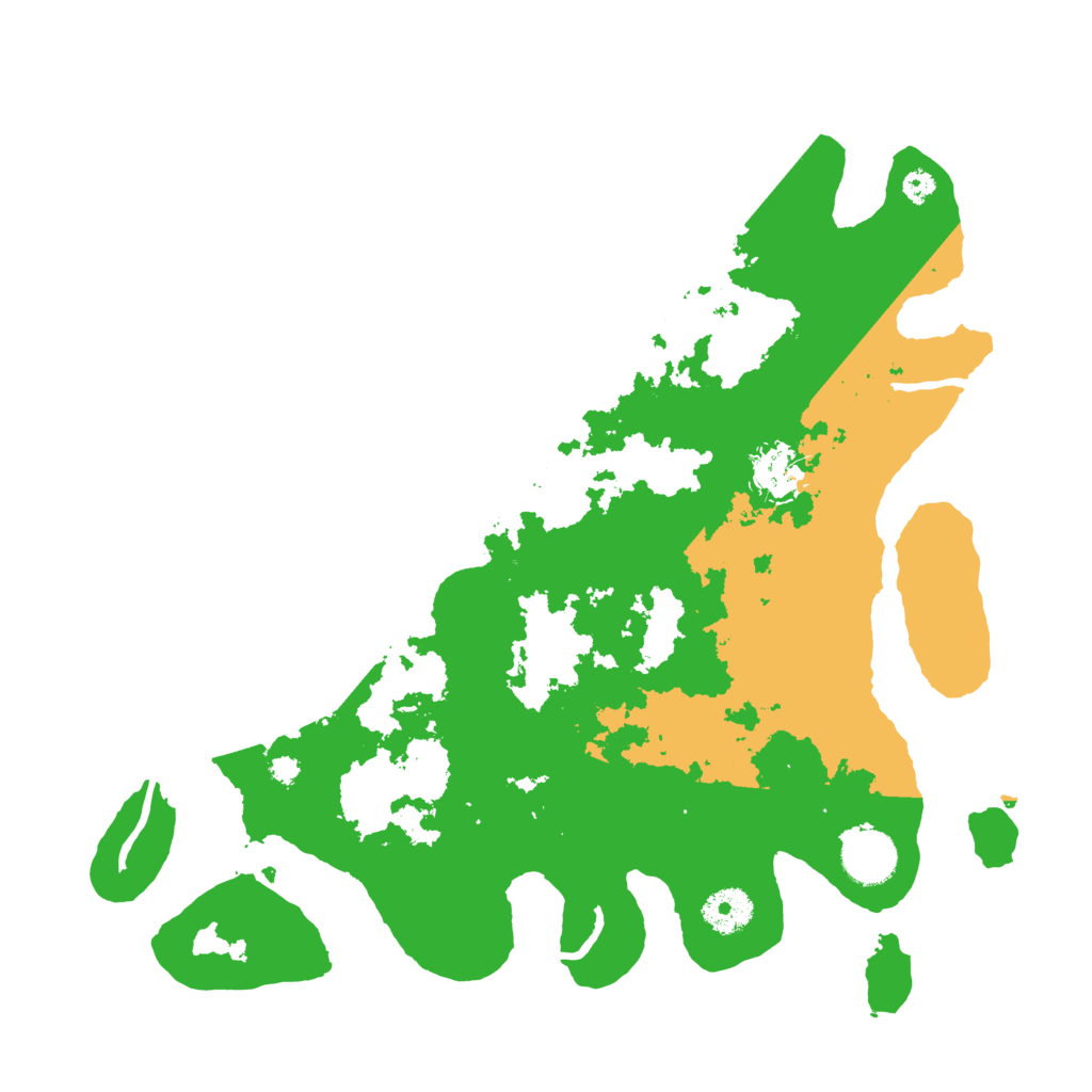 Biome Rust Map: Procedural Map, Size: 3500, Seed: 35238651