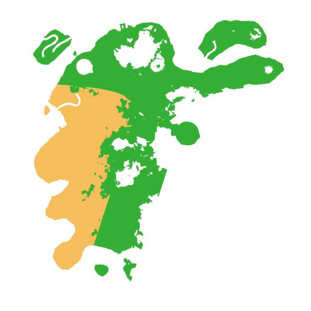 Biome Rust Map: Procedural Map, Size: 3500, Seed: 20459709