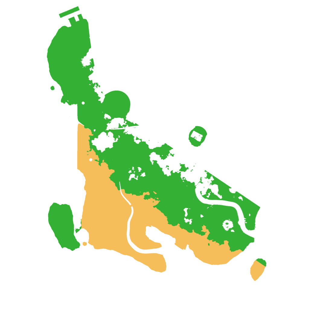 Biome Rust Map: Procedural Map, Size: 3000, Seed: 1987046564