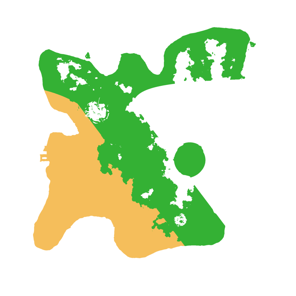Biome Rust Map: Procedural Map, Size: 2500, Seed: 1896227902