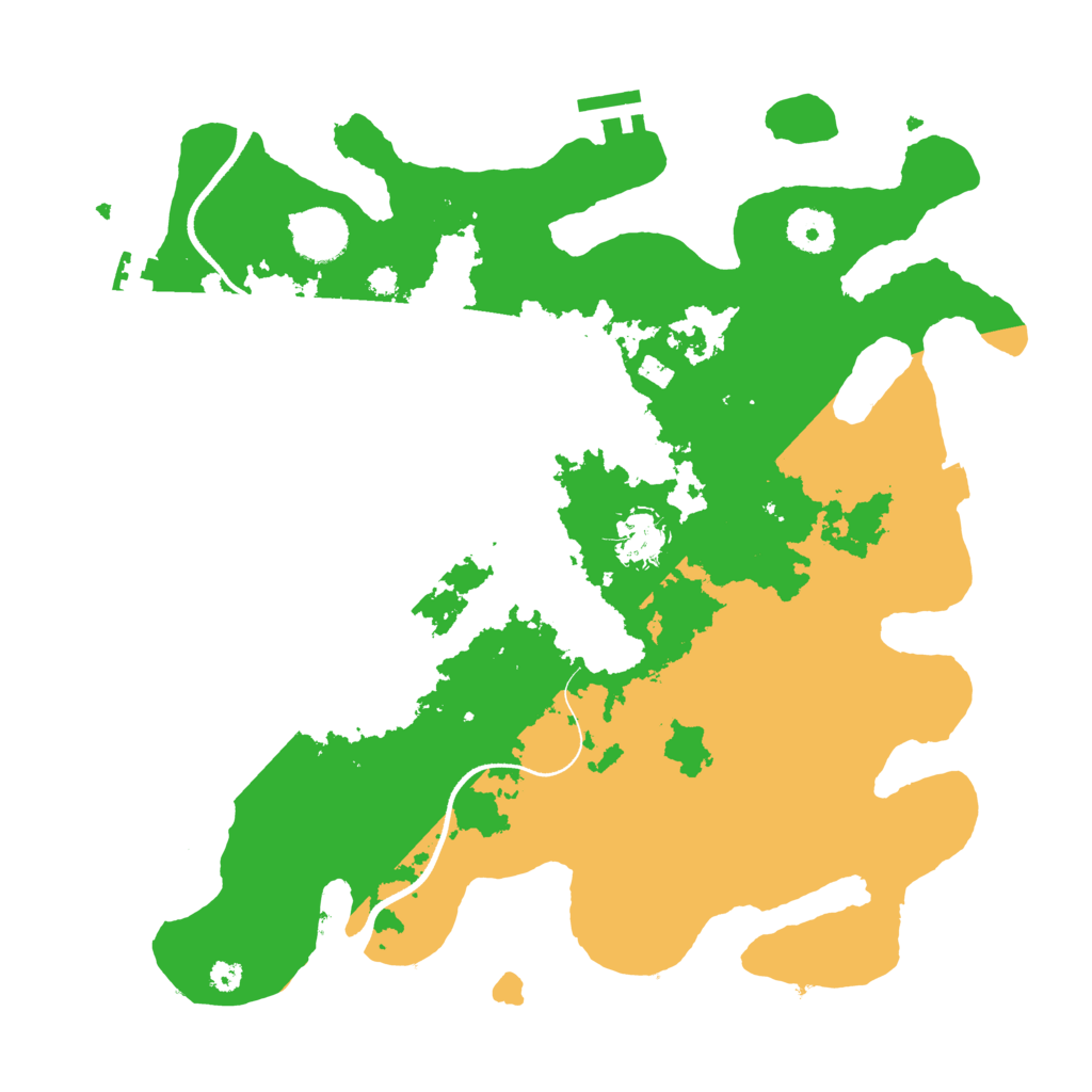 Biome Rust Map: Procedural Map, Size: 3500, Seed: 85875563
