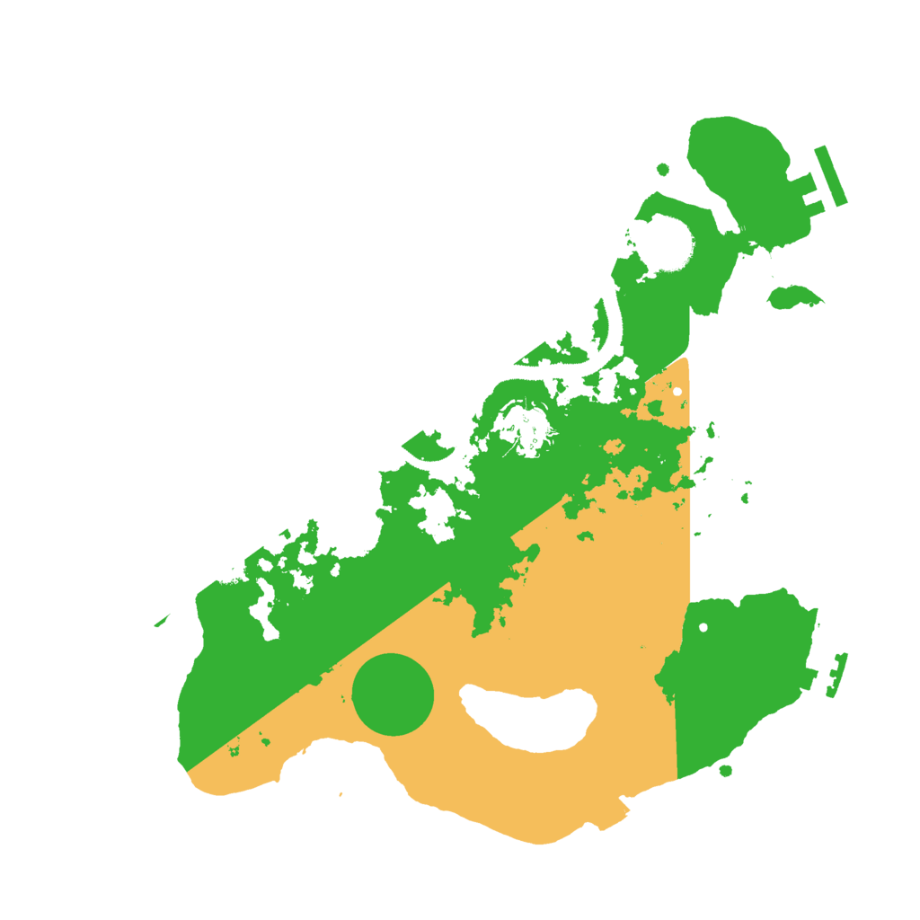 Biome Rust Map: Procedural Map, Size: 3000, Seed: 434036027