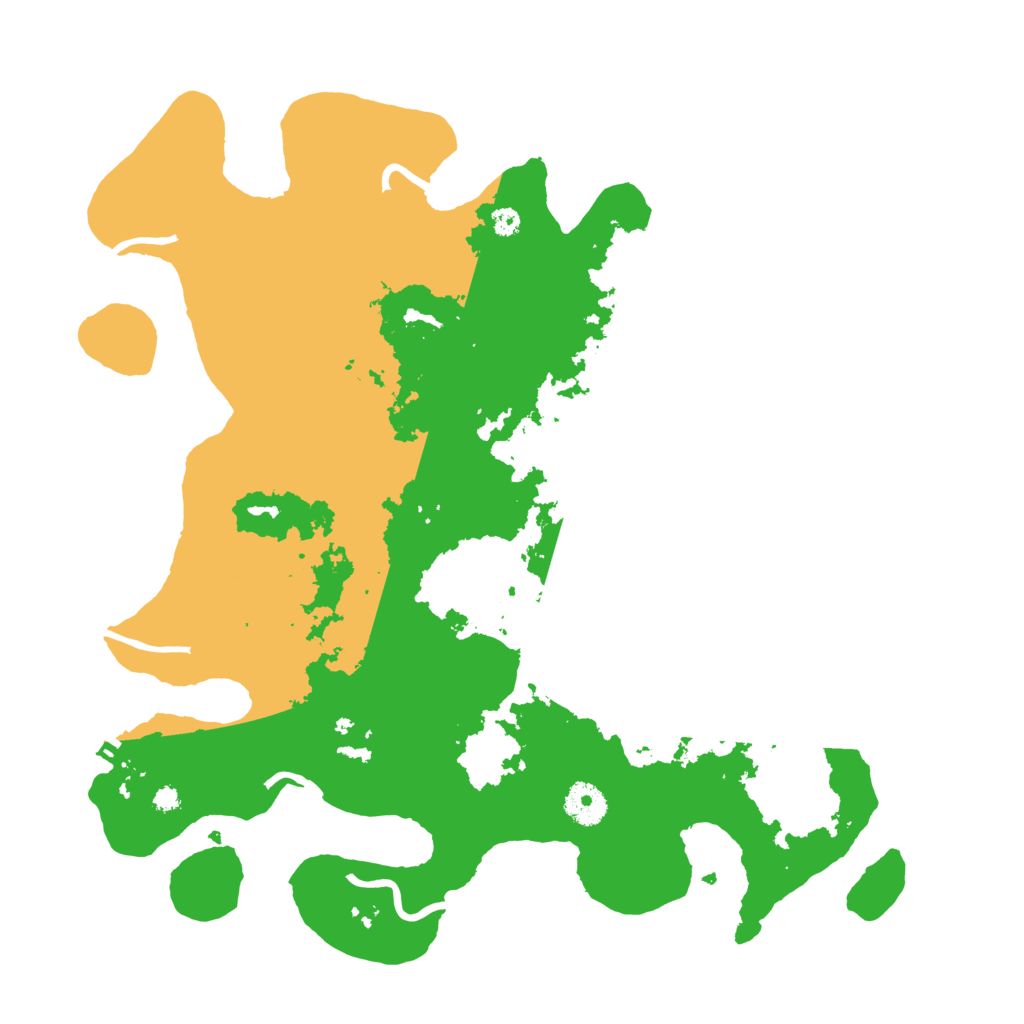 Biome Rust Map: Procedural Map, Size: 3700, Seed: 2039396743