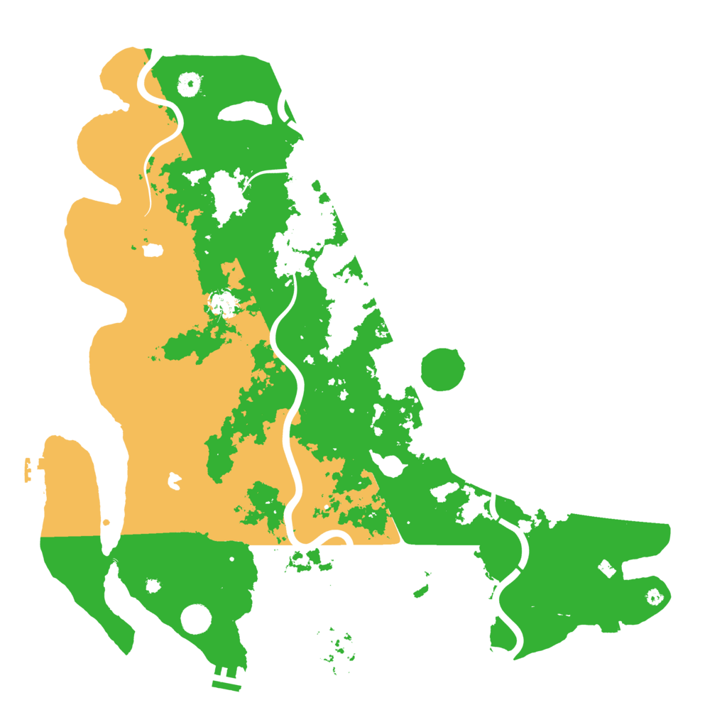 Biome Rust Map: Procedural Map, Size: 4500, Seed: 1227353878