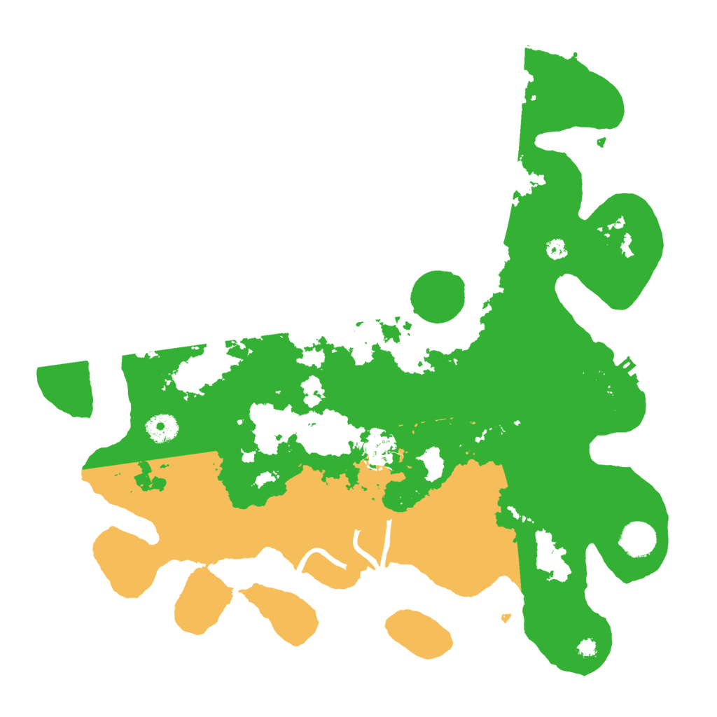 Biome Rust Map: Procedural Map, Size: 3600, Seed: 3152263