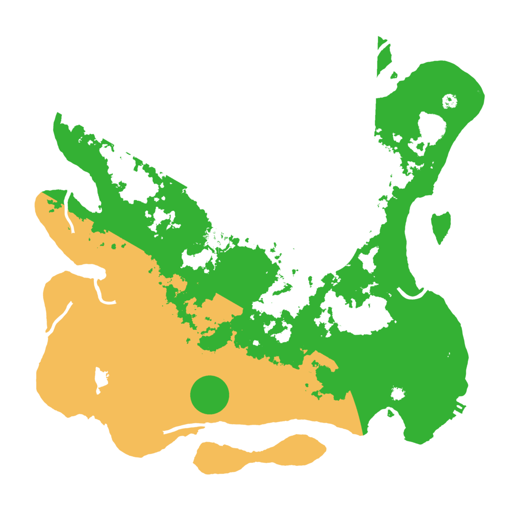 Biome Rust Map: Procedural Map, Size: 3500, Seed: 9093582