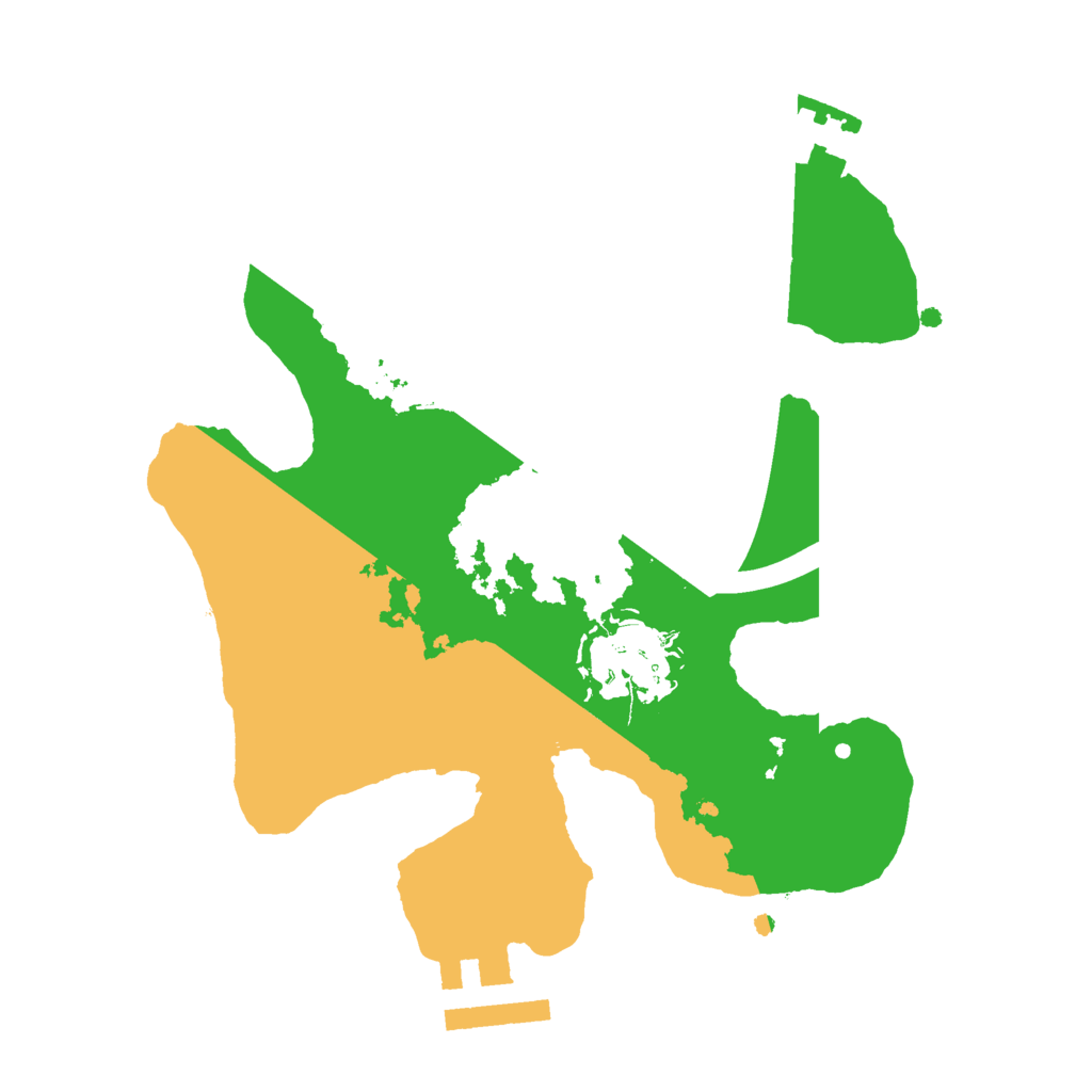 Biome Rust Map: Procedural Map, Size: 2100, Seed: 1835778212