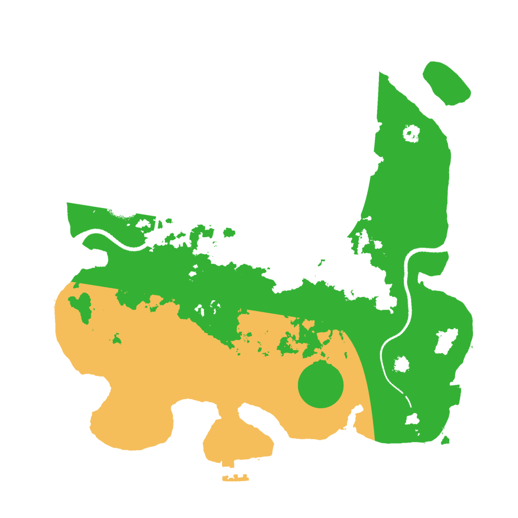 Biome Rust Map: Procedural Map, Size: 3000, Seed: 192837465
