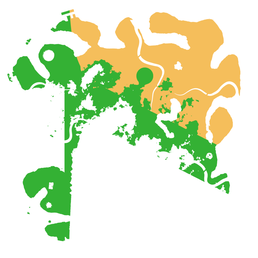 Biome Rust Map: Procedural Map, Size: 4050, Seed: 496200857