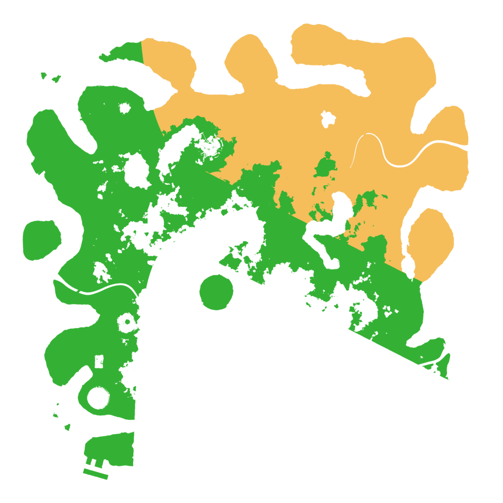 Biome Rust Map: Procedural Map, Size: 4050, Seed: 496200857