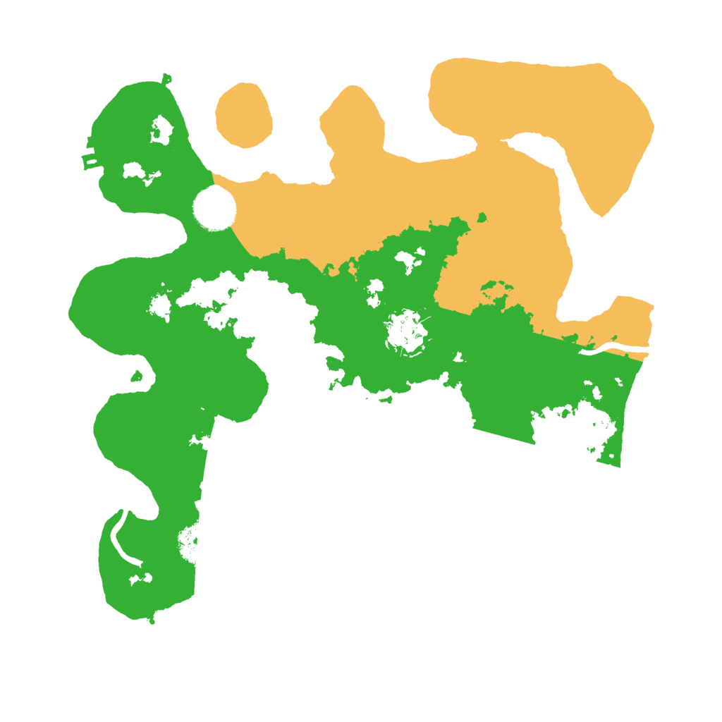 Biome Rust Map: Procedural Map, Size: 3000, Seed: 1146152442