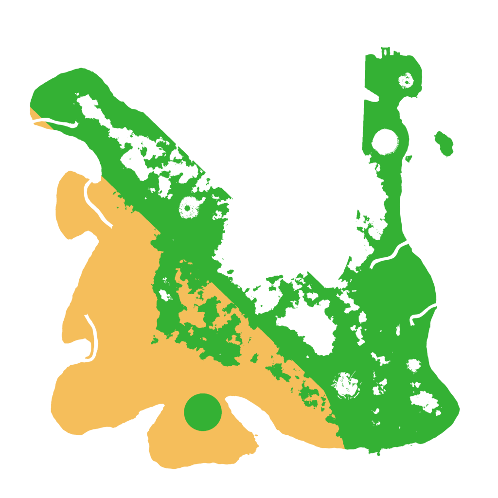 Biome Rust Map: Procedural Map, Size: 3500, Seed: 44013521