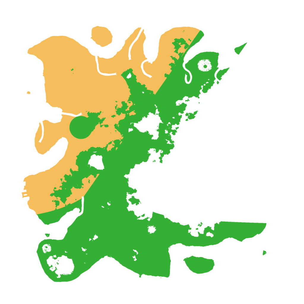Biome Rust Map: Procedural Map, Size: 3500, Seed: 123409