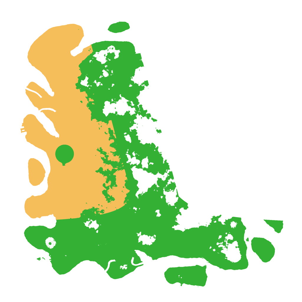 Biome Rust Map: Procedural Map, Size: 4300, Seed: 96821467