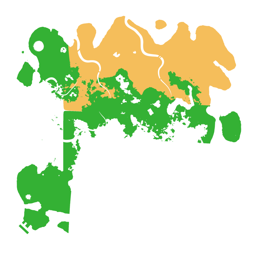 Biome Rust Map: Procedural Map, Size: 4300, Seed: 89287492
