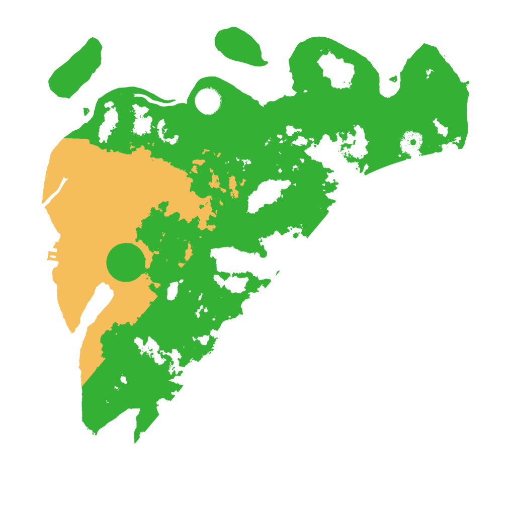 Biome Rust Map: Procedural Map, Size: 3500, Seed: 2051917260