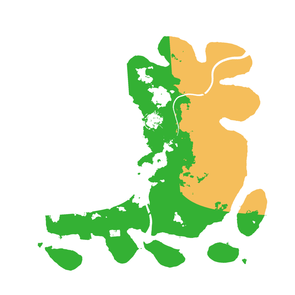 Biome Rust Map: Procedural Map, Size: 3000, Seed: 174790029