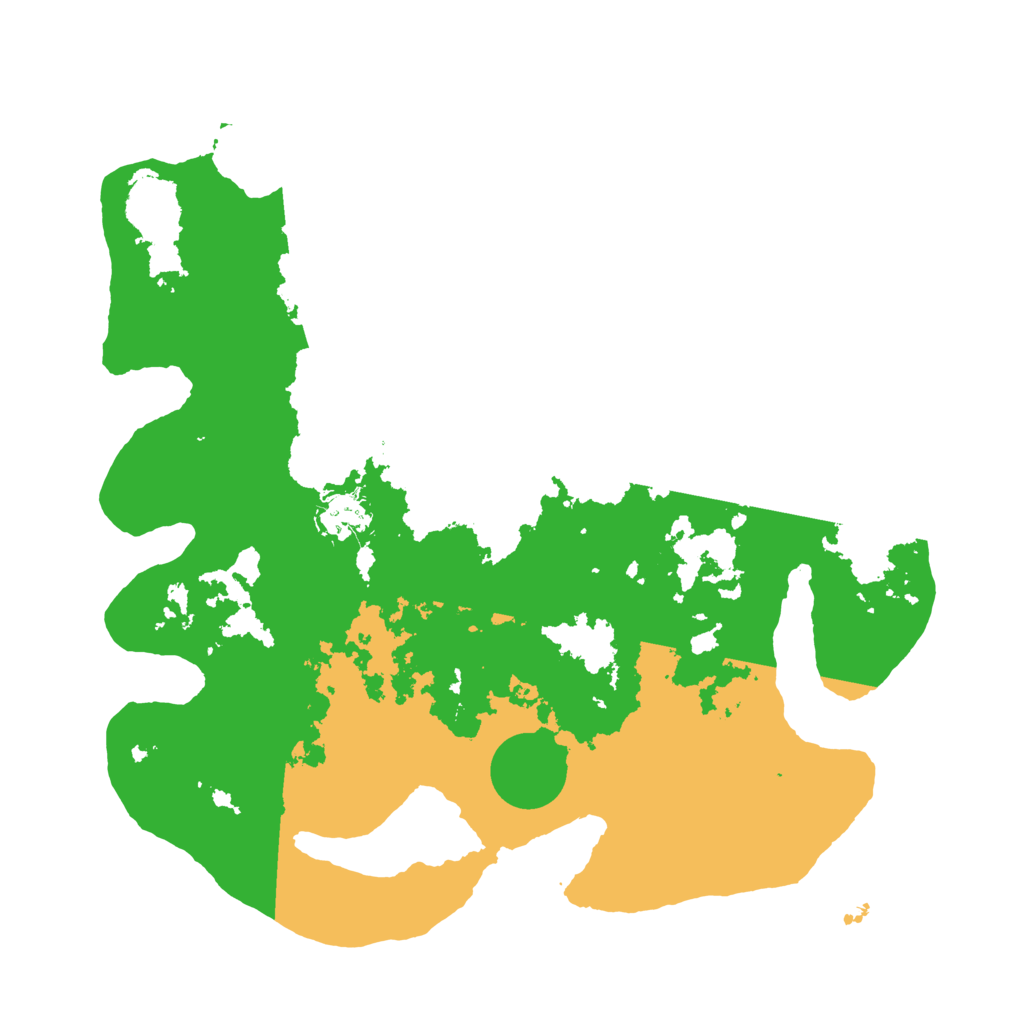 Biome Rust Map: Barren, Size: 3550, Seed: 34924536