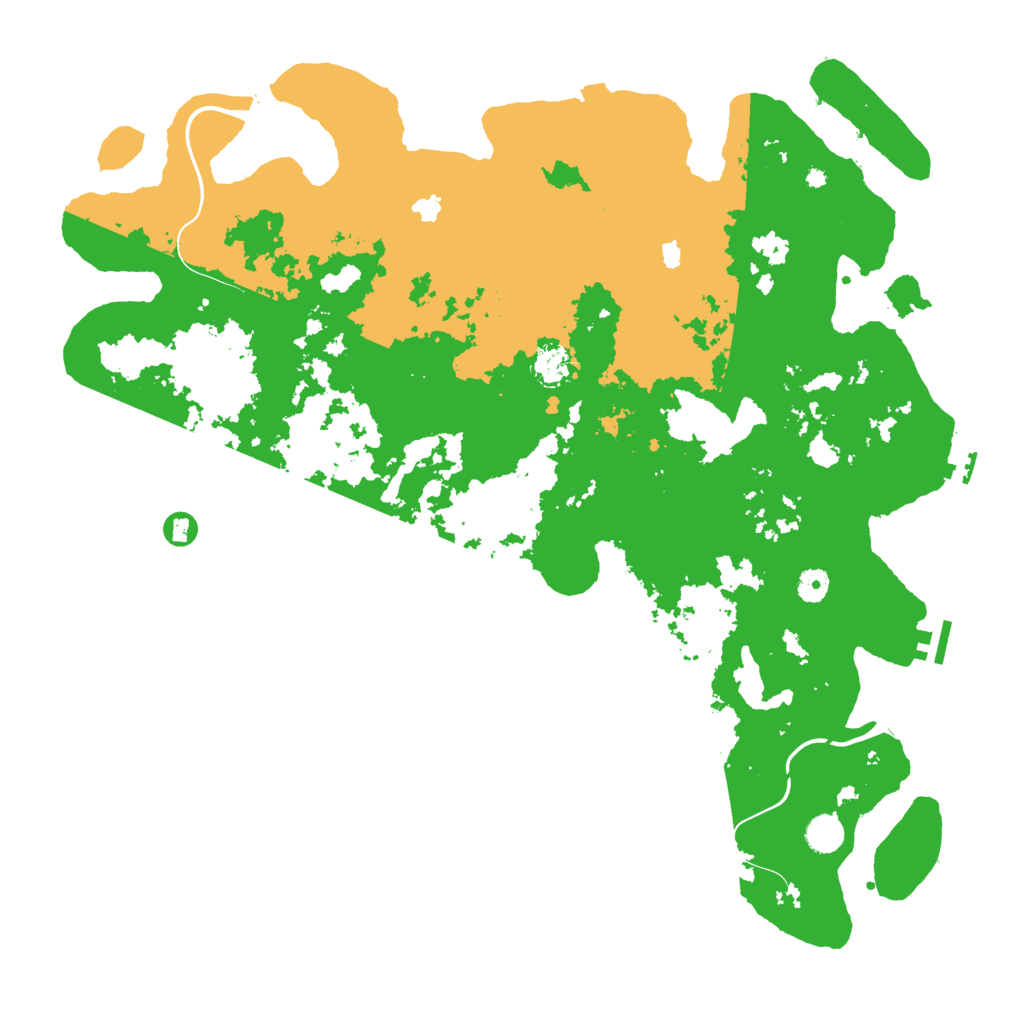 Biome Rust Map: Procedural Map, Size: 4700, Seed: 2058215041