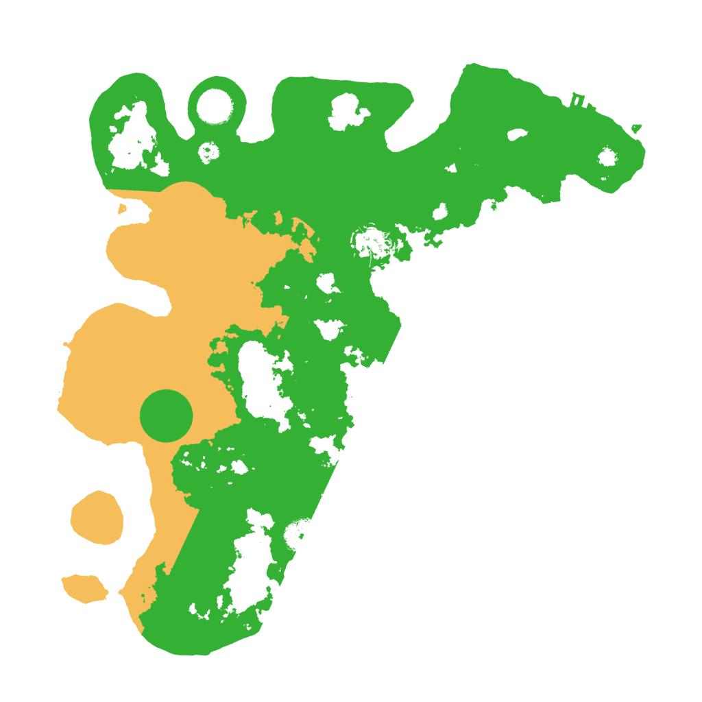 Biome Rust Map: Procedural Map, Size: 3500, Seed: 95175556