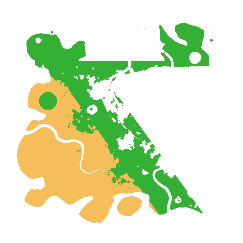 Biome Rust Map: Procedural Map, Size: 3600, Seed: 35213523