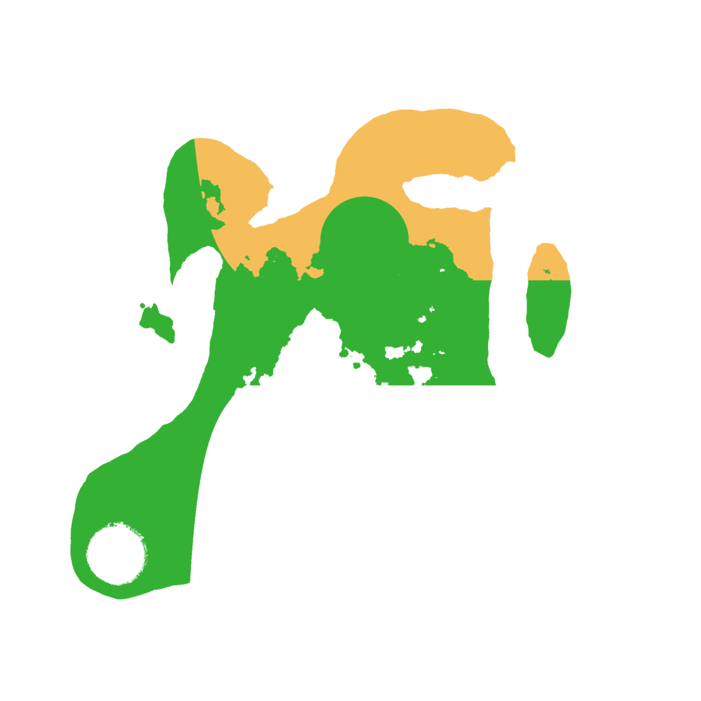 Biome Rust Map: Barren, Size: 2100, Seed: 654654