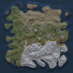 Thumbnail Rust Map: Procedural Map, Size: 4250, Seed: 572358964, 18 Monuments