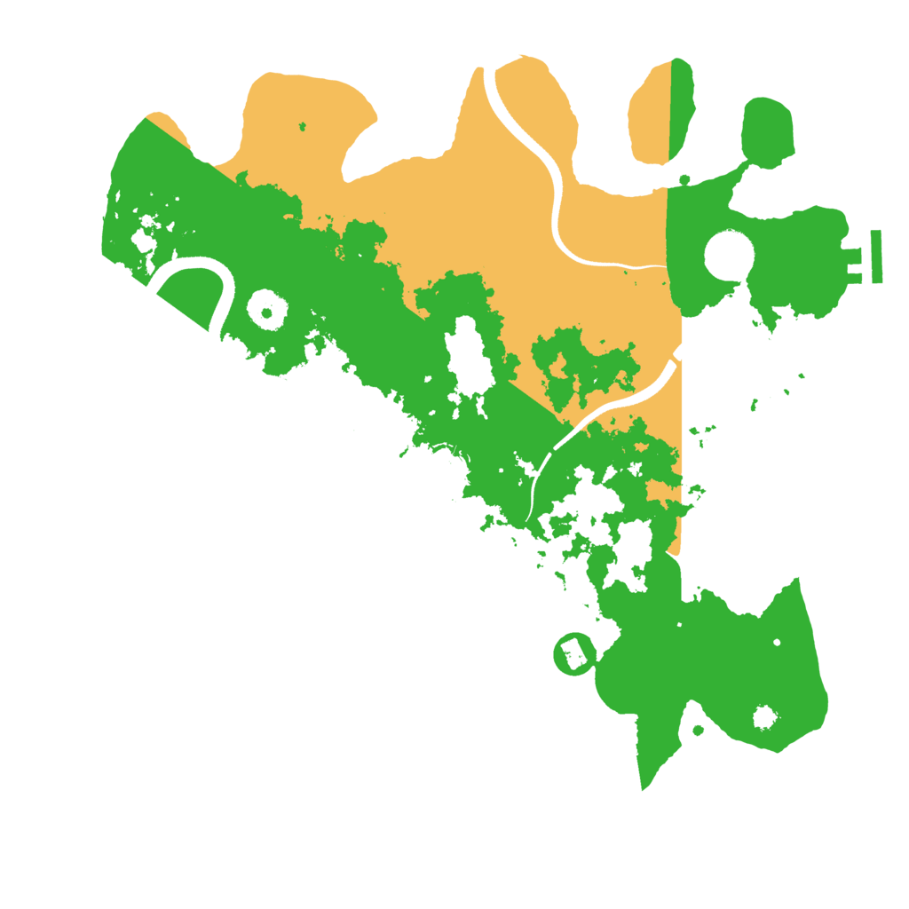 Biome Rust Map: Procedural Map, Size: 3450, Seed: 32491481